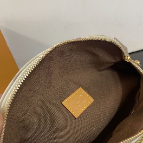 Mirror Quality Replica Louis Vuitton Rush Coated Canvas Bum Bag M29274 Clone