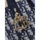 Mirror Quality Replica Dior Bag Toujours Small Oblique Denim Jacquard Bag in Blue Clone