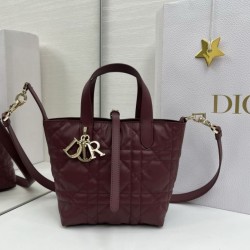 Mirror Quality Replica Dior Toujours Small Vertical Tote Bag in Burgundy Clone