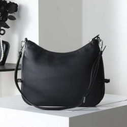 Luxury Replica Prada Fold Large Crossbody Bag 1BC288 in Black/Brown Knockoff Mirror Quality Replica Prada Fold Large Crossbody Bag 1BC288 in Black/Brown Clone