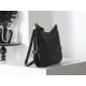 Mirror Quality Replica Prada Fold Large Crossbody Bag 1BC288 in Black/Brown Clone