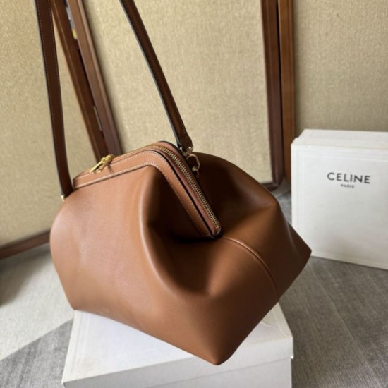 Mirror Quality Replica Celine Doctor Clutch in Brown Clone