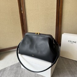 Mirror Quality Replica Celine Doctor Clutch in Black Clone