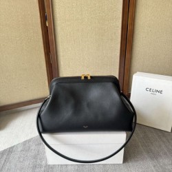 Mirror Quality Replica Celine Doctor Clutch in Black Clone