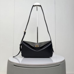 Mirror Quality Replica Balenciaga Le 7 Medium Crossbody Bag in Black Clone