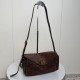 Mirror Quality Replica Balenciaga Le 7 Crossbody Bag in Brown Suede Clone