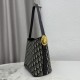 Mirror Quality Replica Dior Médaillon Medium Bucket Bag M1532 Dior Oblique Blue Clone