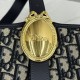 Mirror Quality Replica Dior Médaillon Medium Bucket Bag M1532 Dior Oblique Blue Clone