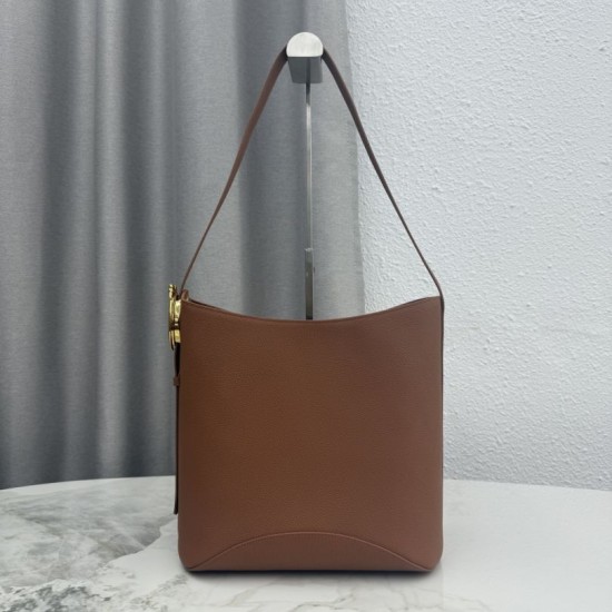 Mirror Quality Replica Dior Médaillon Medium Bucket Bag M1532 Brown Clone