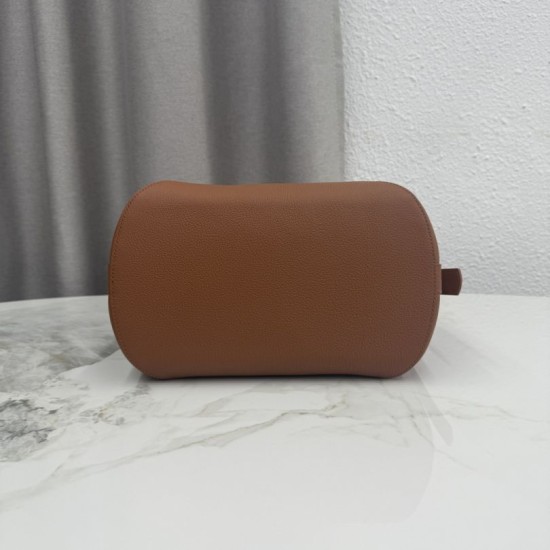 Mirror Quality Replica Dior Médaillon Medium Bucket Bag M1532 Brown Clone