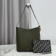 Mirror Quality Replica Dior Médaillon Medium Bucket Bag M1532 Dark Green Clone