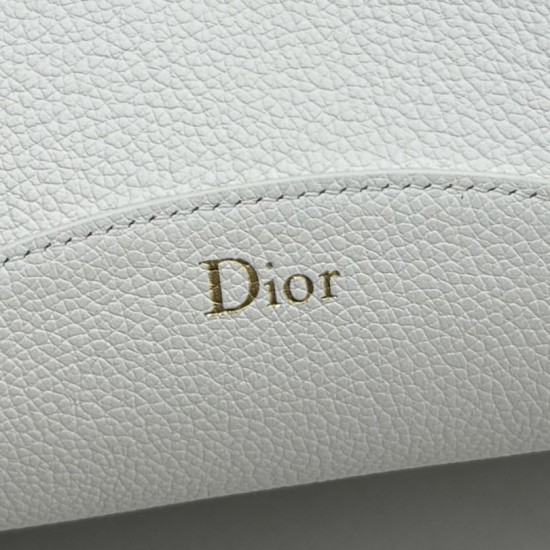 Mirror Quality Replica Dior Médaillon Medium Bucket Bag M1532 White Clone