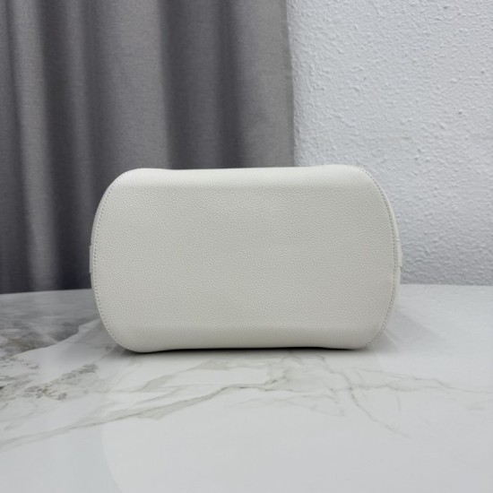 Mirror Quality Replica Dior Médaillon Medium Bucket Bag M1532 White Clone