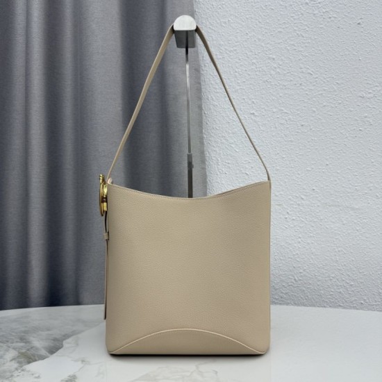 Mirror Quality Replica Dior Médaillon Medium Bucket Bag M1532 Beige Clone