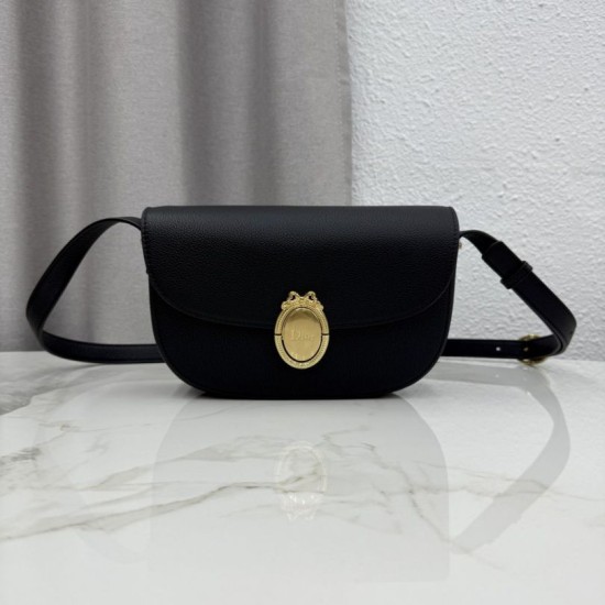 Luxury Replica Dior Medallion Crossbody Bag M3920 Black Knockoff Mirror Quality Replica Dior Medallion Crossbody Bag M3920 Black Clone