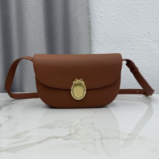 Luxury Replica Dior Medallion Crossbody Bag 23cm M3920 Brown Knockoff Mirror Quality Replica Dior Medallion Crossbody Bag 23cm M3920 Brown Clone