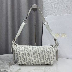 Mirror Quality Replica Dior D-Journey small shoulder bag M2416 beige/gray Clone
