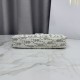 Mirror Quality Replica Dior Oblique Bow Chain clutch S2504 beige/gray Clone