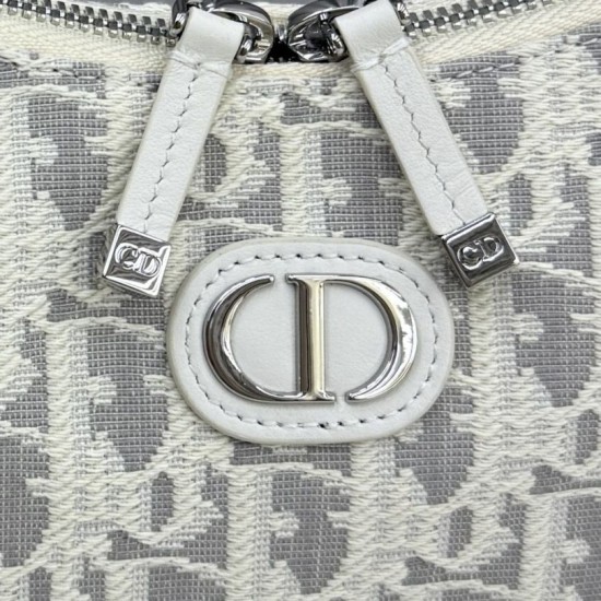 Luxury Replica Dior 30 Montaigne Miss Caro Oblique shoulder bag beige/gray Knockoff Mirror Quality Replica Dior 30 Montaigne Miss Caro Oblique shoulder bag beige/gray Clone