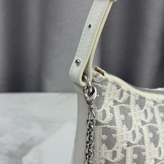 Luxury Replica Dior 30 Montaigne Miss Caro Oblique shoulder bag beige/gray Knockoff Mirror Quality Replica Dior 30 Montaigne Miss Caro Oblique shoulder bag beige/gray Clone