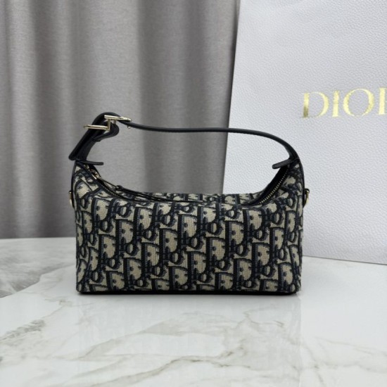 Mirror Quality Replica Dior Nomad clutch S2424 Oblique blue Clone