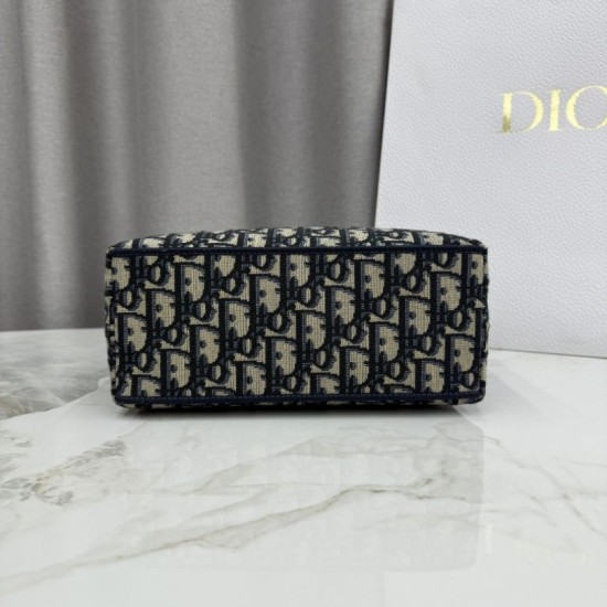 Mirror Quality Replica Dior Nomad clutch S2424 Oblique blue Clone