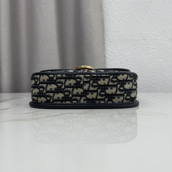 Luxury Replica Dior Medallion shoulder bag M3920 Oblique blue Knockoff Mirror Quality Replica Dior Medallion shoulder bag M3920 Oblique blue Clone