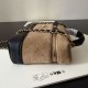 Mirror Quality Replica Chanel 26P Travel Bag with Chain Brown Suede Clone