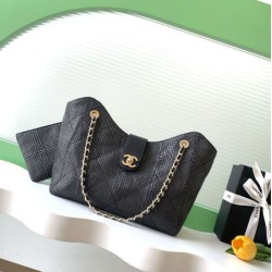 Mirror Quality Replica Chanel 2026 Woven Raffia Tote Bag AS6090 Apricot Clone