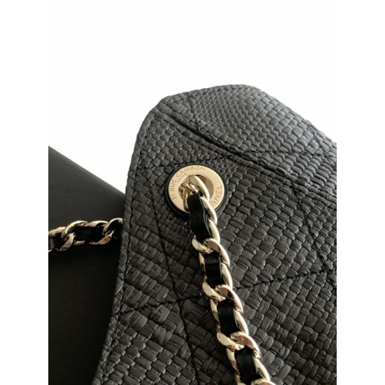 Mirror Quality Replica Chanel 2026 Woven Raffia Tote Bag AS6090 Apricot Clone