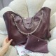 Mirror Quality Replica Chanel Small/Large Shopping Bag AS6095/AS6090 with Clutch Burgundy Clone
