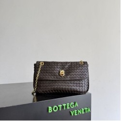 Mirror Quality Replica Bottega Veneta Madison Shoulder Bag Burgundy Woven Fabric Clone