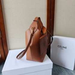 Luxury Replica Celine Small Teen Hobo Shoulder Bag with Coin Purse Brown Knockoff Mirror Quality Replica Celine Small Teen Hobo Shoulder Bag with Coin Purse Brown Clone