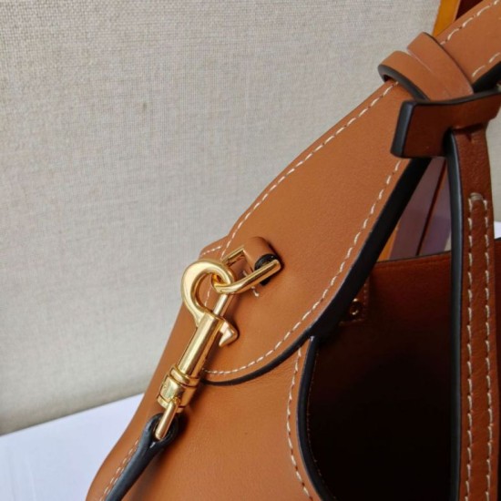 Mirror Quality Replica Celine Small Teen Hobo Shoulder Bag with Coin Purse Brown Clone