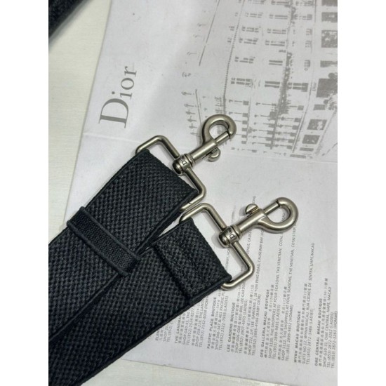 Mirror Quality Replica Dior Medium Book Tote Bag with Bee Strap Black Clone