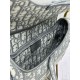 Mirror Quality Replica Dior Saddle Oblique Embroidered Shoulder Bag Gray Clone