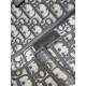 Mirror Quality Replica Dior Saddle Oblique Embroidered Shoulder Bag Gray Clone