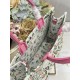 Mirror Quality Replica Dior Multicolored Book Tote Bag with Daisy Garden Embroidery and Pink Handle Clone