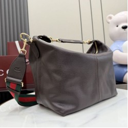 Mirror Quality Replica Gucci Large Brera Shoulder Bag 866938 Coffee Clone