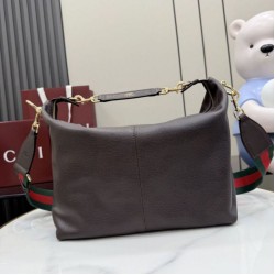 Mirror Quality Replica Gucci Large Brera Shoulder Bag 866938 Coffee Clone