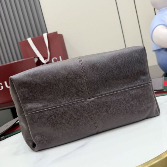 Mirror Quality Replica Gucci Large Brera Shoulder Bag 866938 Coffee Clone