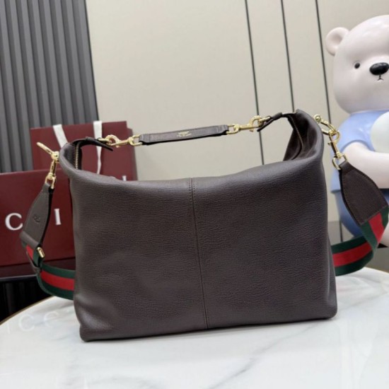 Mirror Quality Replica Gucci Large Brera Shoulder Bag 866938 Coffee Clone