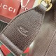 Mirror Quality Replica Gucci Large Brera Shoulder Bag 866938 Coffee Clone
