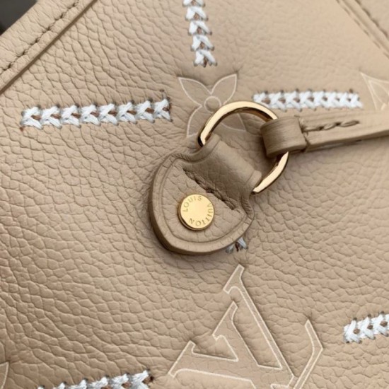 Mirror Quality Replica Louis Vuitton Neverfull MM Embroidered Tote Bag M29486 Brown Clone