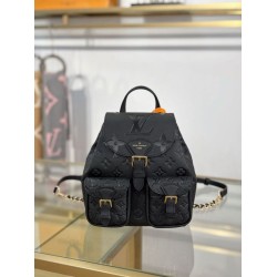 Mirror Quality Replica LV Backpack M47072 with MB163c premium chip Black Clone