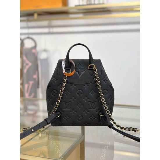 Mirror Quality Replica LV Backpack M47072 with MB163c premium chip Black Clone