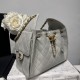Mirror Quality Replica Chanel Hobo Drawstring Bucket Bag AS5293 White and Green Clone