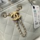 Mirror Quality Replica Chanel Hobo Drawstring Bucket Bag AS5293 White and Green Clone