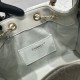 Mirror Quality Replica Chanel Hobo Drawstring Bucket Bag AS5293 White and Green Clone