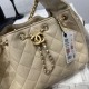 Mirror Quality Replica Chanel Hobo Drawstring Bucket Bag AS5293 Beige Clone